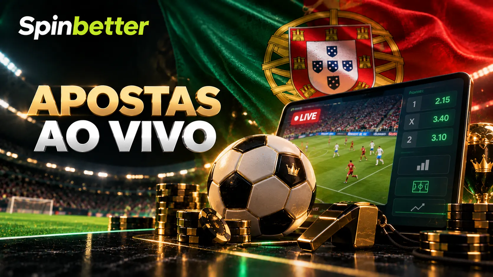 Jogo em direto com quotas a atualizar durante o encontro