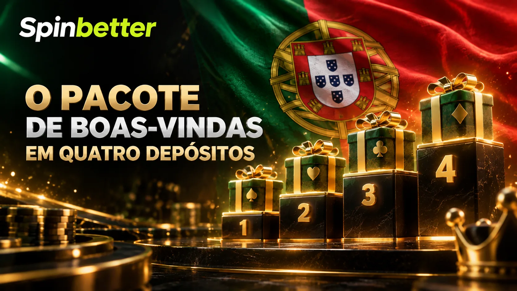 Pacote de boas-vindas repartido por quatro depósitos