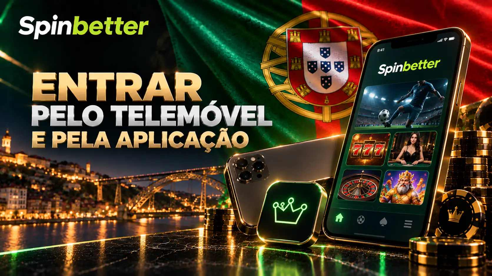 Entrada na conta pelo telemóvel e pelo atalho da aplicação